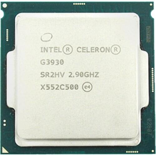 Intel G3930 g3930 CPU 2.9G 51W 2 Cores 2 Threads 1151 14NM HD610 DDR4 Desktop PC cpu