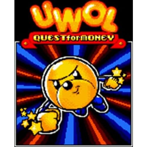 UWOL Quest For Money 16 bit MD Game Card For Sega Genesis Mega Drive
