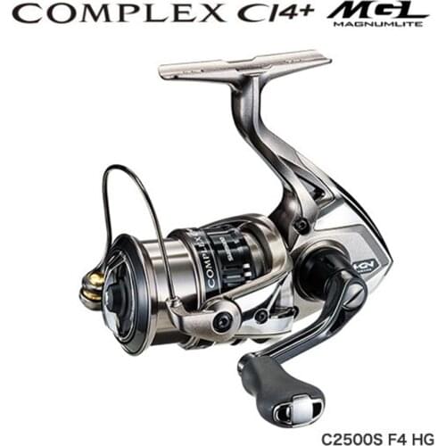 2017 Original SHIMANO COMPLEX CI4+ F6 F4 Fishing Spining Reels 2500S 2500HGS C2500S C2500HGS Shallow Cup Wheel