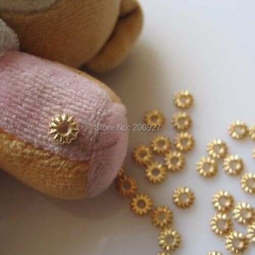 MD-589 10pcs Fancy Gold Circle Deco Metal Charms Metal Deco Charms Nail Art