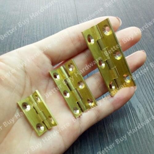 Length 24.9mm/36.9mm/50mm Furniture hinge Pure copper hinge Furniture Cabinet Kitchen Corner Folding