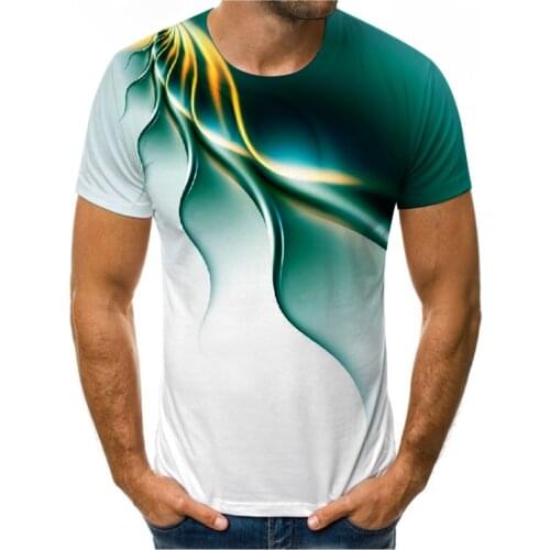 Mens 3D Printed T-Shirt Personality Lightning T-Shirt Short Sleeve Casual T-Shirt 2021 New Summer Fashion T-Shirt You gotta hav