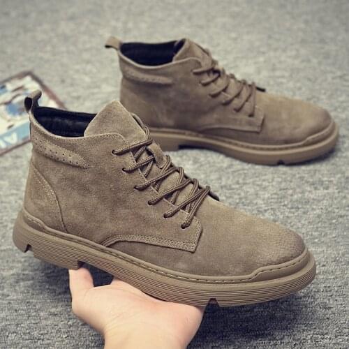 Men Shoes Martin Boots Mens High Top Spring Autumn New Top Fashion Boots Mens Board Tenis Masculino Zapatillas Hombre