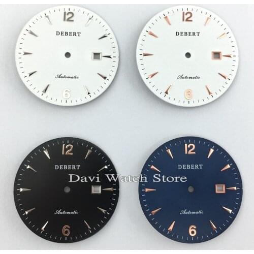 Fit Miyota8205/8215/821A, Mingzhu/DG2813/3804 Kit Steel Watch Dials (4 Colors)