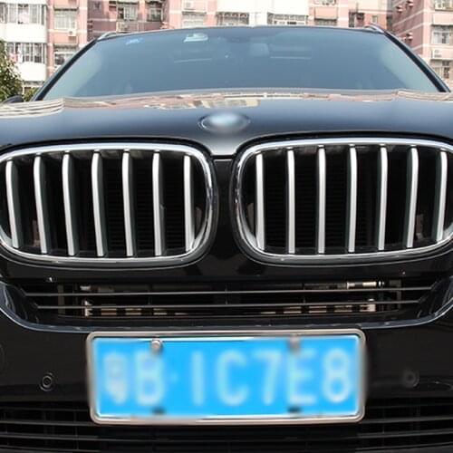 High Quality 14PCS ABS Chrome Car Front Grill Cover Trim For BMW X5 F15 X6 F16 2014 2015 2016 Car Accessories