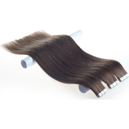 Sindra 14"-24"40Pcs 20pcs Straight Tape In Human Hair Extension Remy Hair Double Drawn Tape in Hair Extensions