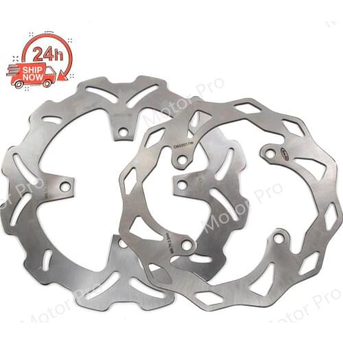 For Kawasaki KX250F 2004 2005 Front Rear Brake Disc Disk Rotor Kit Motorcycle Accessories KX 250 F KX250 250F 04 05 CNC Aluminum