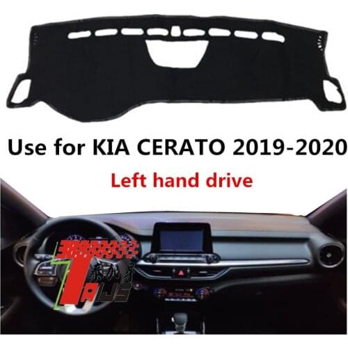 TAIJS Factory Sport Casual Simple Polyester Fibre Car Dashboard Cover For KIA CERATO 2019 2020 Left hand drive