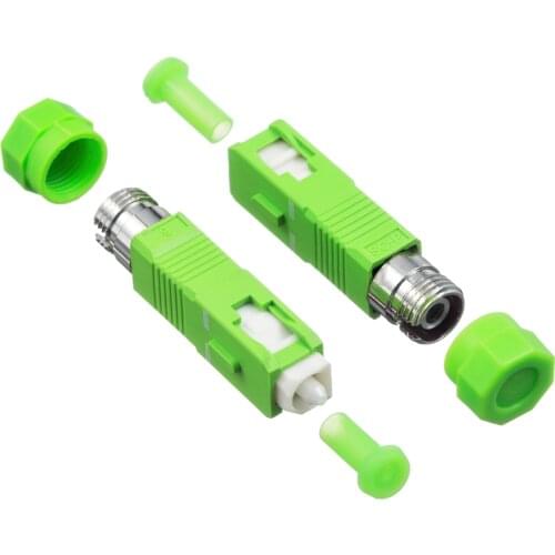 High quality 2pcs/lot Singlemode FC-SC Fiber Optical Adapter FC Female to SC APC Male Fiber Optic Adapter