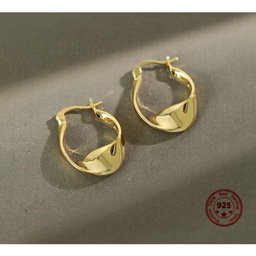 2020 New S925 Sterling Silver Earrings Simple Fashion INS Cold Style Irregular Pattern Design Wild Female Ear Jewelry