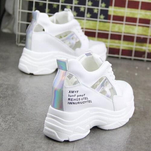 Womens Shoes Platform Increas Height Wedge Basket 2021 Tennis Female Mixed Colors Casual Sneaker Flats Modis Low Heels Clogs Ne