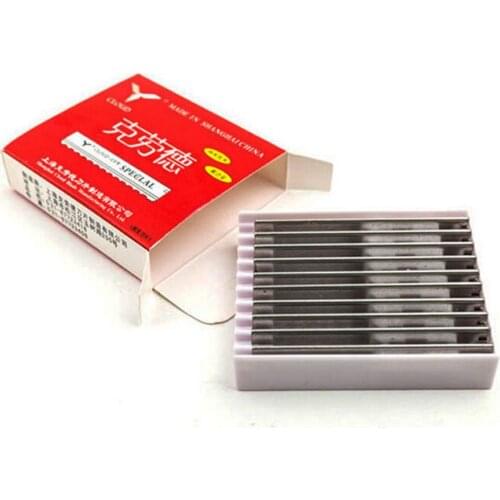 Hair Shaving Cutting Styling Razor Blade Top Quality 10Pc Replacement Hairdress Sawtooth Type Salon Home Profession Tool