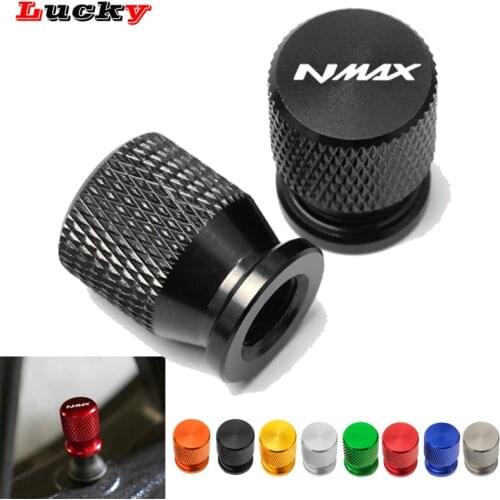 8 colors Newest CNC Aluminum Tyre Valve Air Port Cover Cap Motorcycle Accessories For Yamaha Nmax N-max 125 155 2017 2018 2019