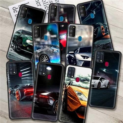 Sports Cars Male Men Phone case For samsung Galaxy M51 M41 M31 Prime M30 S M21 M11 M01 Caso Tpu Fundas coque soft Bumper