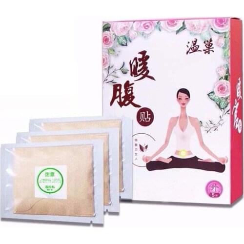 CN Herb 5 slice Warm Palace Paste Wormwood Motherwort Paste Warm Heat Stickers dysmenorrhea stick