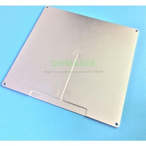 SWMAKER Reprap Prusa i3 3D printer parts Anodized Aluminum build plate Support plate 220x3mm for Heated Bed Oxidation treatment
