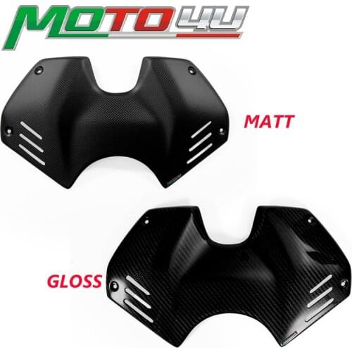 For Ducati Panigale V4 / V4S 2018 2019 Gloss/Matt 100% Carbon Fiber Front Fuel Gas Tank Cover With Vents Protection covers