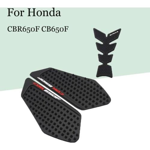 For Honda CBR650F CB650F Modified Fuel Tank Stickers Side Knee Non-Slip Heatproof Protective Pad Anti-Scratch