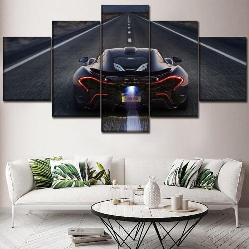 Artwork Poster HD Prints 5 Pieces Home Decoration Car Wall Art Traffic Modular Pictures For Living Room Bedroom Canvas Painting