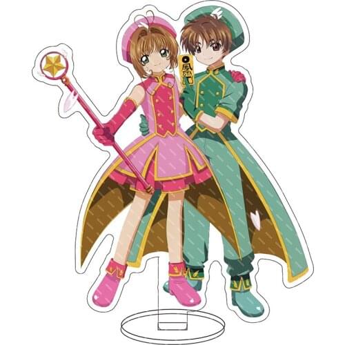 Cardcaptor Sakura Card Captor Sakura Li Shaoran Anime Acrylic Stand Figure Plate Collection Model Toy Gifts Cosplay Decor