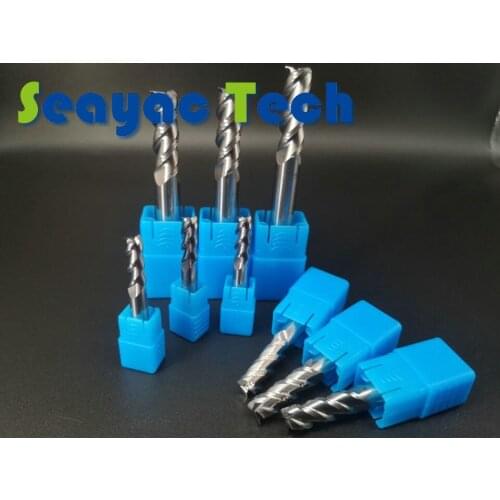 Aluminium cutting endmill HRC45- 4/5/6/8/10/12mm standard end mill cutter/ milling cutters