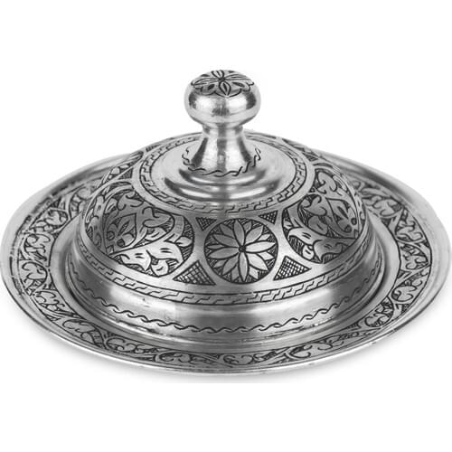 Copper Plate Cap Traditional Turkish Arabic Moroccan Food Sonumları Copper Plate Handmade Copper 19 cm diameter