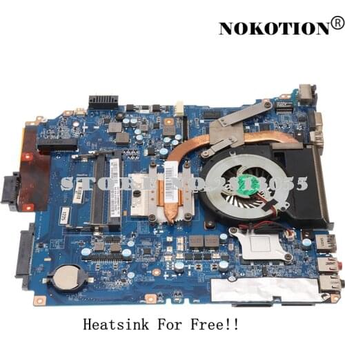 Nokotion A1876100A A1876099A A1892855A A1892853A FOR Sony SVE151 SVE151E11M MBX-269 Laptop Motherboard With heatsink