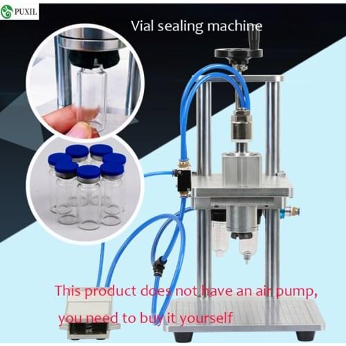 Pneumatic Oral Liquid Penicillin Antibiotic Injectable Bottle Capper Aluminum Plastic Glass Vial Crimper Capping Machine