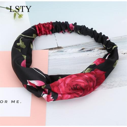 4Pcs/set Female Headband Turban Elastic Hair Accessories Wrap Headband Hair band for Women Girls Floral Headwear Gift