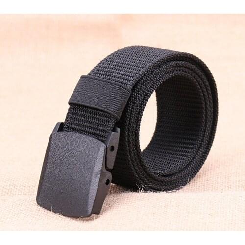 Mens Genuine Luxury Business Leather Belt Nylon Fabric Military Outdoor Tactical Belt Army Style Male Belts