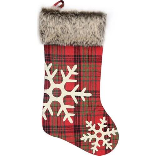 Christmas decoration articles New Year presents Christmas stocking gift bag Christmas tree hanging gift bag