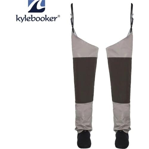 Fly Fishing Waders Waterproof Leg pants Stocking foot Hip Wader Breathable Thigh waders trousers