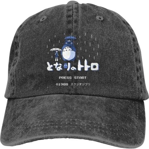 Totoro colors hat Summer Trucker cap My 8-Bit Neighbor Personalized cowboy hat