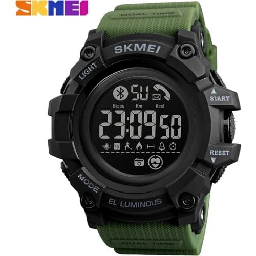 SKMEI Outdoor Sport Smart Watch Men Bluetooth Multifunction Watches Waterproof Heart Rate Digital Watch relogio masculino