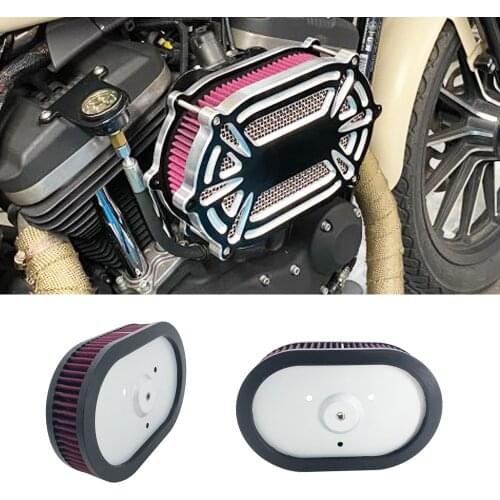 Motorcycle Replacement Air Cleaner Intake Filter System Inner Element for Harley Oval Air Cleaner