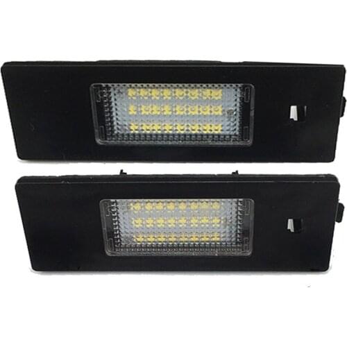 Car License plate Light White 18 SMD For BMW E87 E81 E63 E64 E85 E86 F12 2005-2011