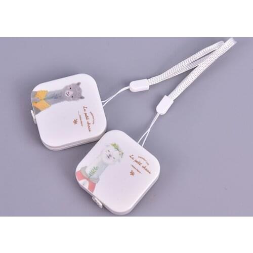 150cm Portable Children Height Ruler Centimeter Inch Roll Tape Alpaca Tape Measure Retractable Ruler Girls Gifts Leather Ruler