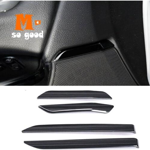 2017 2018 19 2020 For Honda CR-V CRV Car Door Speaker Stereo Audio Ring Strip Cover Trim Stainless Steel Interior Accessories