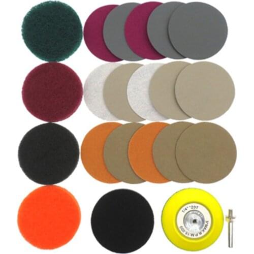 3 inch Polishing Pad Headlight Polisher Pads Polishing Kit Grinding Discs Grinder Polish For Headlights Set For Polishing