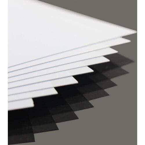 ABS0905 8pcs 0.5mm Thickness 200mm x 250mm ABS Styrene Sheets White NEW Architectural