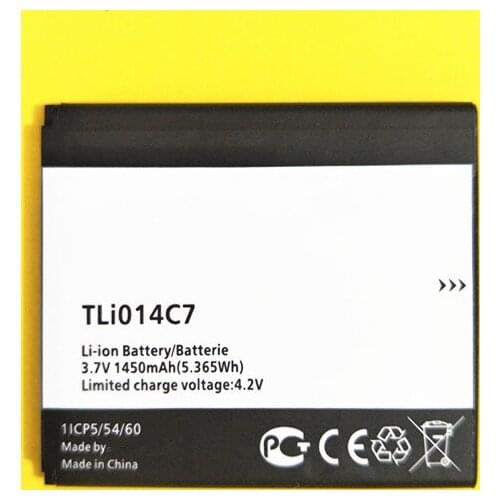 B-TAIHENG New 100% high quality 3.7V 1450mAh TLi014C7 Cell Phone battery For Alcatel OneTouch Pixi First 4024D 4.0" Mobile Phone