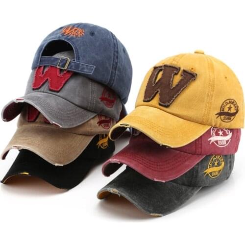 2020 Letter W Mens Baseball Caps Womens Cap Black Snapback Summer Baseball Caps Male Fisherman Hat for Men Trucker Bone MZ001