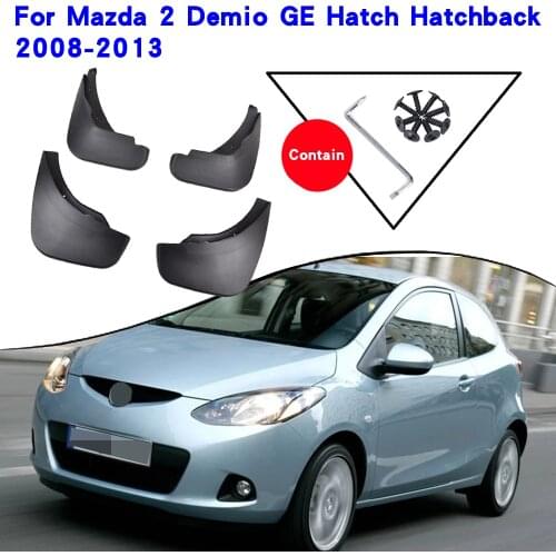 Car Accessories For Mazda 2 Demio GE Hatch Hatchback 2008-2013 Mudguards Splash Guards Fender Mudflaps Car Fender Mud Flaps