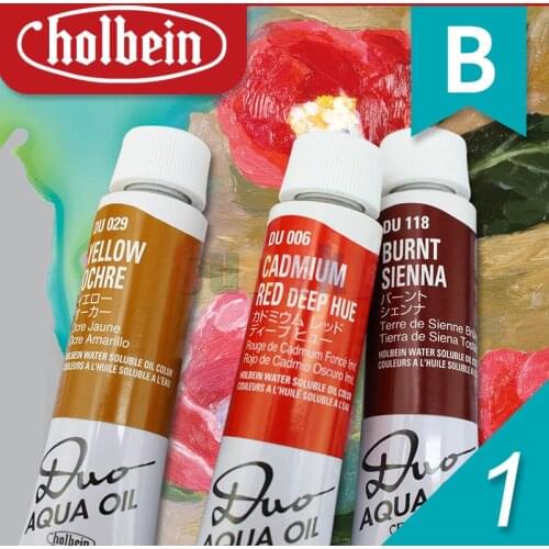 Holbein Artist DUO Waterborne Oil Painting 20ml Grade B , Water-based Oil Paint, Art Supplies , JP(Origin)