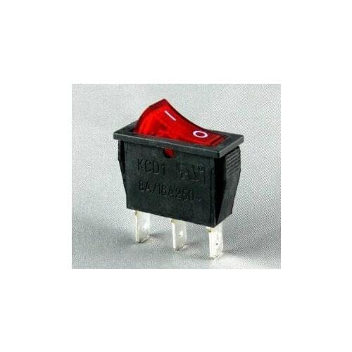 Ship switch KCD3 KCD1 11N 3 feet with red light 220V