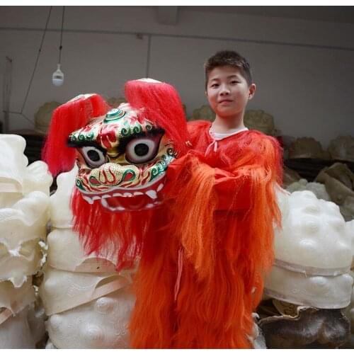Lion Dance Costume Equipment Northern Performance Lion Dance Costume Cheap Single lion dancing for kids children adult wholesale