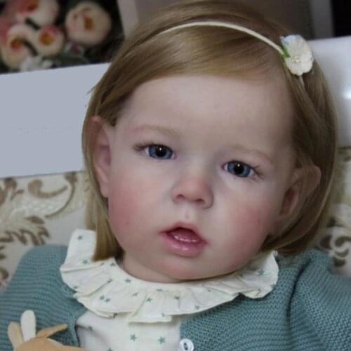 RBG Reborn Baby Doll 20 Inches Lifelike Cute Liam Vinyl Unpainted Unfinished Part DIY Blank Kit For Girl Toys New Year Gift