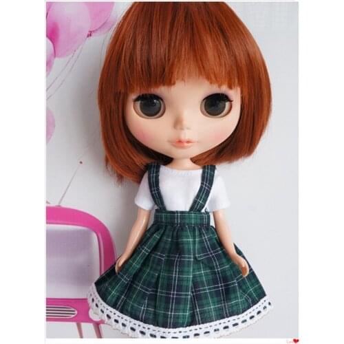 [wamami] 92# Cute Handmade School Green Dress For Pullip Babydoll