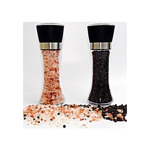 Stainless High Quality Tableware Grinder 2 PCs Ceramic Spice And Salt Mill Grinder Mill