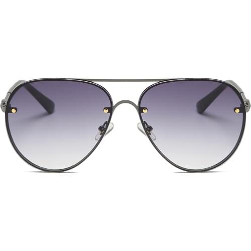 New high-end metal toad rivet set diamond UV 400 sunglasses for women colorful Unique Square